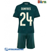 Fotballdrakt Barn Real Madrid Denzel Dumfries #24 Bortedraktsett 2026-27 Kortermet (+ Korte bukser)